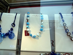 murano glass beads necklace